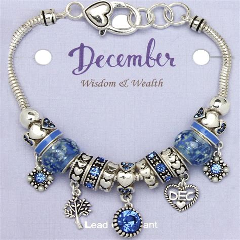 pandora december birthstone charm|pandora birthstone charm spacers.